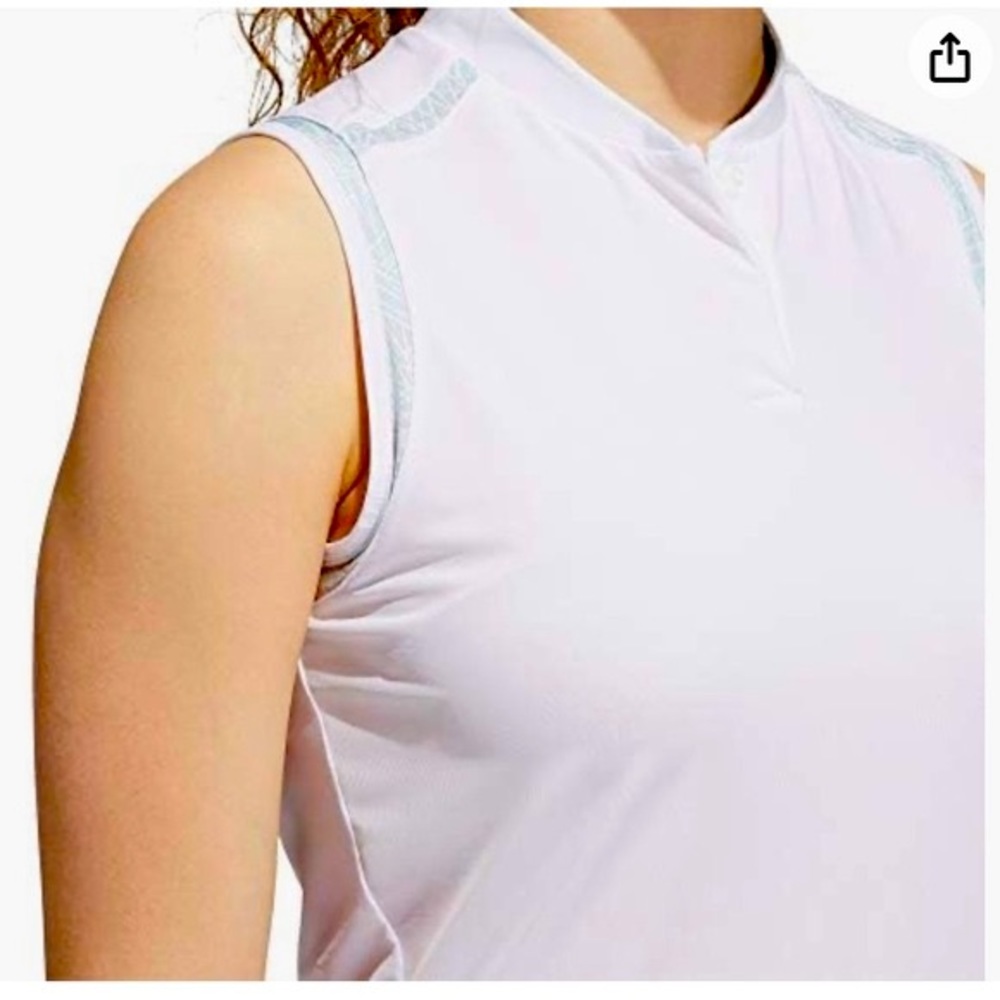 Adidas Sleeveless Golf Polo Shirt